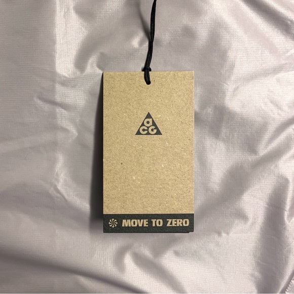 NIKE ACG Cinder Cone Windproof Hooded Full Zip Jacket Windbreaker XXL Grey NWT - Picture 8 of 12